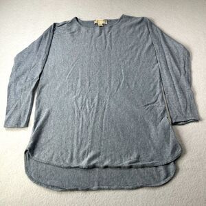Michael Michael Kors Sweater Womens Small Blue Tunic Soft‎ Pullover